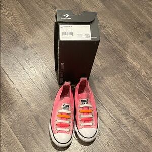 Converse Kids Sneakers in Pink and Orange